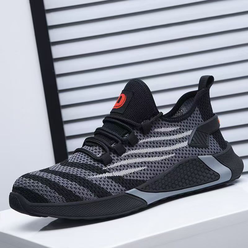 Breathable Labor Protection Shoes Men'S Odor-Resistant Anti-Smashing Anti-Pin Wear Lightweight Wear-Resistant Non-Slip Cold Adhesive Bottom Safety Shoes - Image 4
